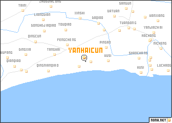 map of Yanhaicun