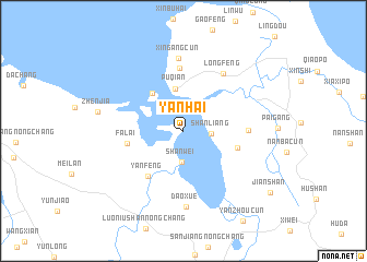 map of Yanhai