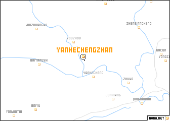 map of Yanhechengzhan