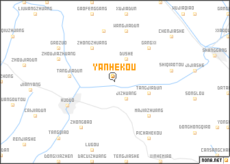 map of Yanhekou