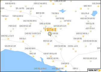 map of Yanhe