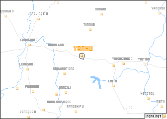 map of Yanhu