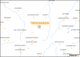 map of Yānīkh Dāghī