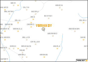 map of Yanıkköy