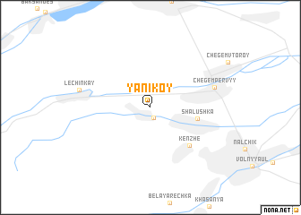 map of Yanikoy