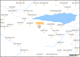 map of Yanık