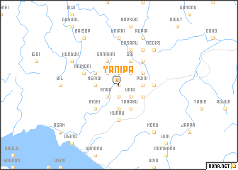 map of Yanipa