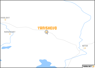 map of Yanishëvo