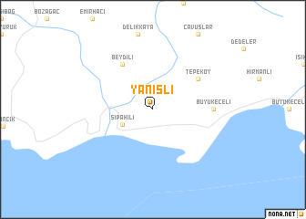 map of Yanışlı