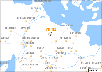 map of Yániz