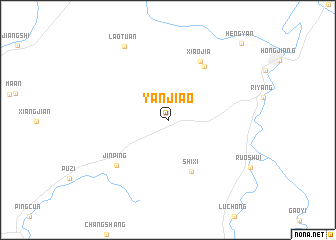 map of Yanjiao