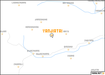 map of Yanjiatai