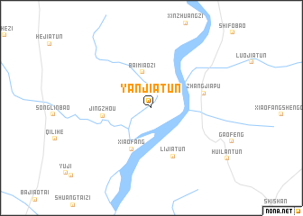 map of Yanjiatun