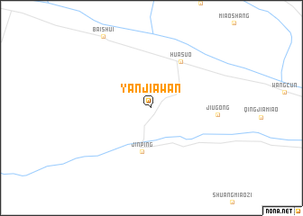 map of Yanjiawan