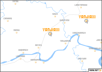 map of Yanjiaxi