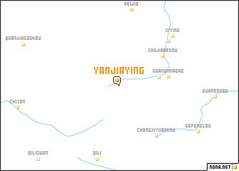 map of Yanjiaying