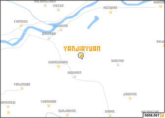 map of Yanjiayuan