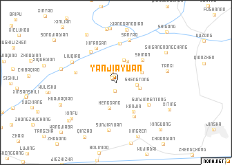 map of Yanjiayuan