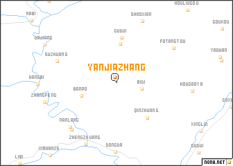 map of Yanjiazhang