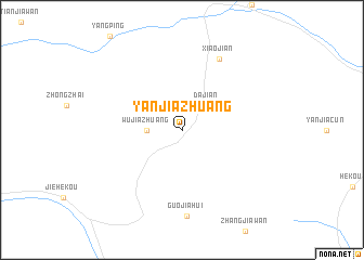 map of Yanjiazhuang