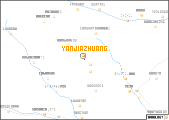 map of Yanjiazhuang