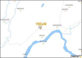 map of Yanjia