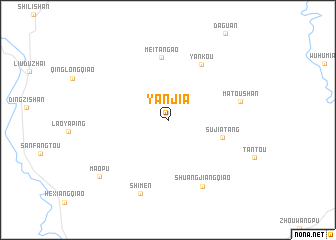 map of Yanjia