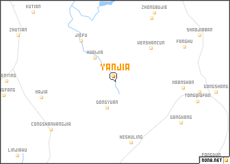 map of Yanjia