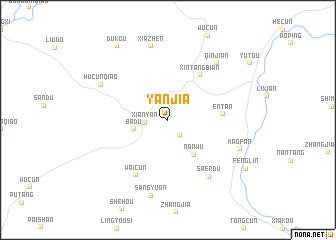 map of Yanjia