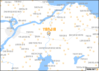 map of Yanjia