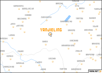 map of Yanjieling