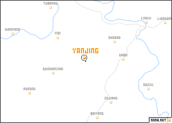 map of Yanjing