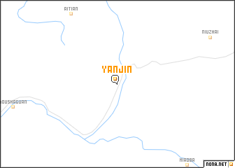 map of Yanjin