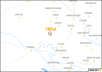 map of Yanji