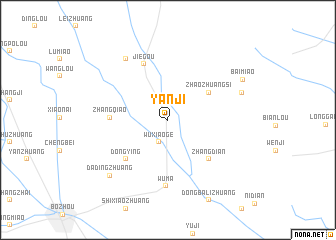 map of Yanji