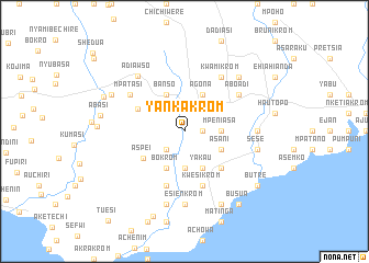 map of Yankakrom