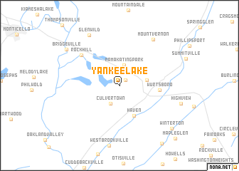 map of Yankee Lake