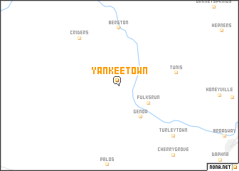 map of Yankeetown
