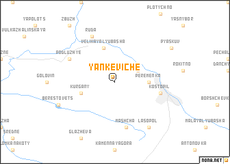 map of Yankeviche