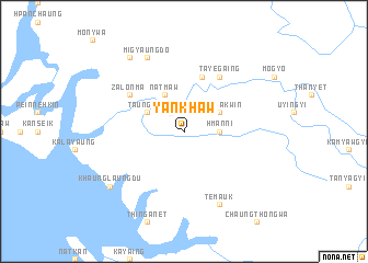 map of Yankhaw