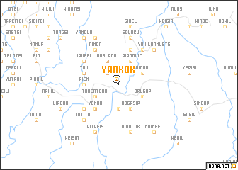 map of Yankok