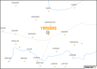map of Yankong