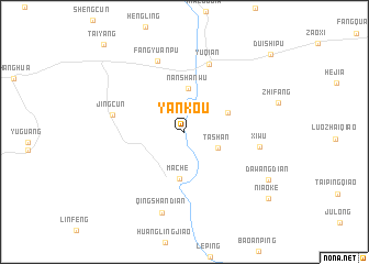 map of Yankou