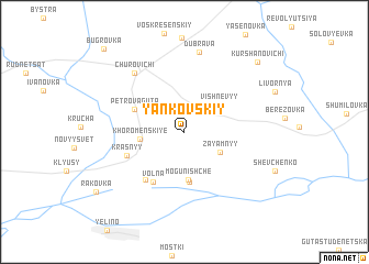 map of Yankovskiy