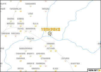 map of Yankpako