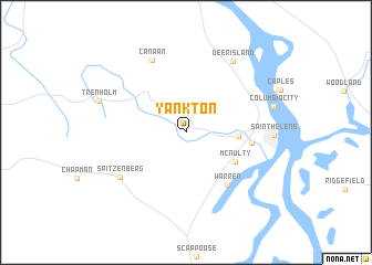 map of Yankton