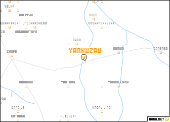 map of Yan Kuzau