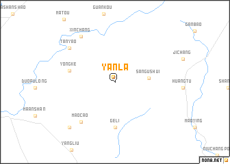 map of Yanla