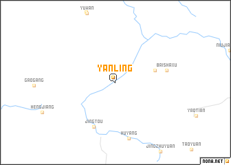 map of Yanling