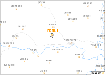 map of Yanli